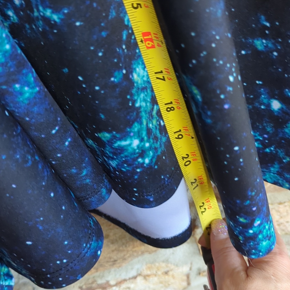 Hot topic Galaxy Print Suspender Skirt - Picture 10 of 12